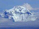 Tibet Kailash 12 Flying From Kathmandu 10 Dhaulagiri I was too far away to get a good quality photo of Dhaulagiri�s famous south face. Here is the best I could do. Dhaulagiri (8167m) is the seventh highest mountain in the world.